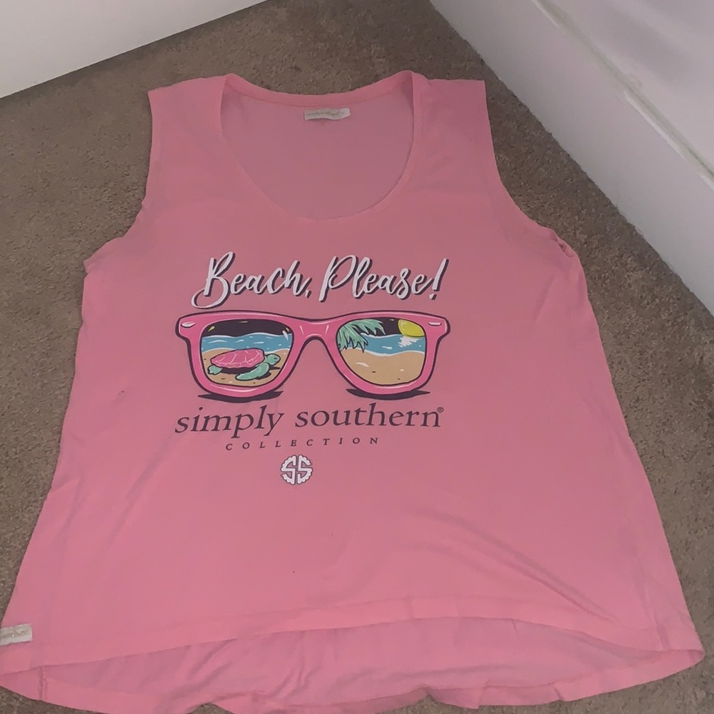 Simply Southern Tank Top Size L